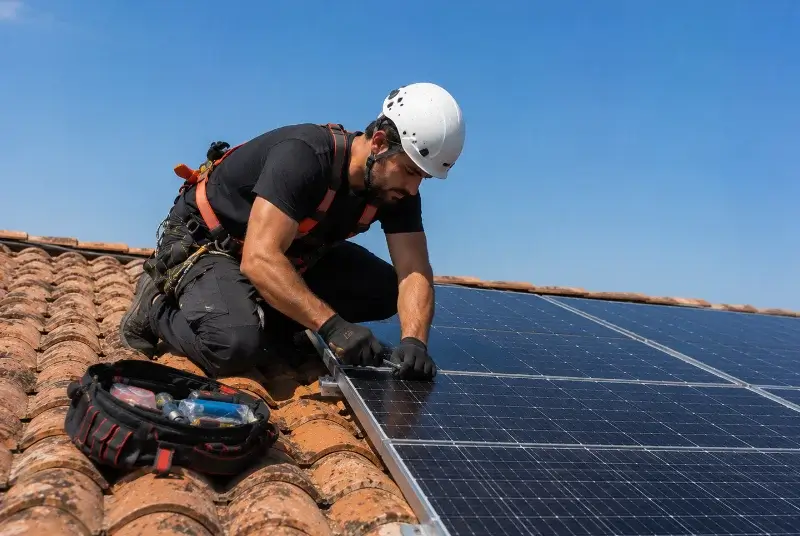 Maintenance et monitoring de panneaux solaires à Baziège