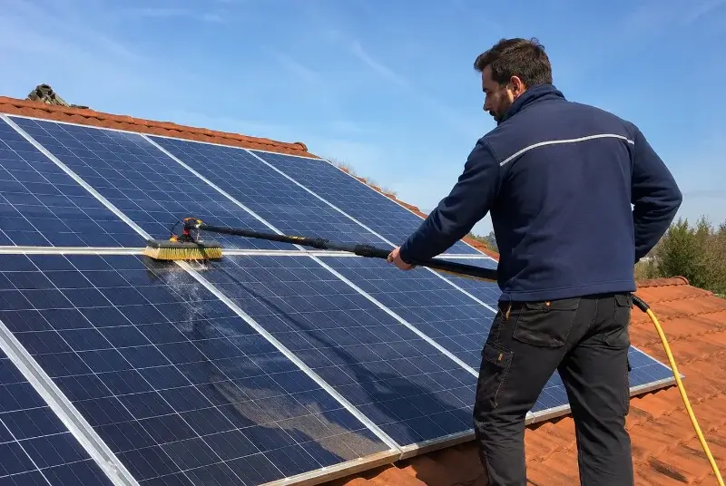 Nettoyage et entretien de panneaux solaires à Baziège